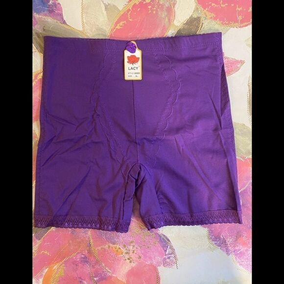 Lacy high waisted seamless shorts tummy control - Picture 8 of 13